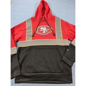 Buffalo Outdoors San Francisco 49ers Reflective Safety Hoodie Mens Medium Red